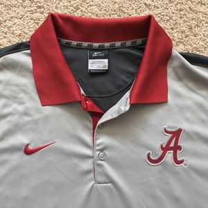 Nike Shirts - Nike Alabama Crimson Tide Dri Fit polo shirt 2XL Nike Shirts - Nike Alabama Crimson Tide Dri Fit polo shirt 2XL